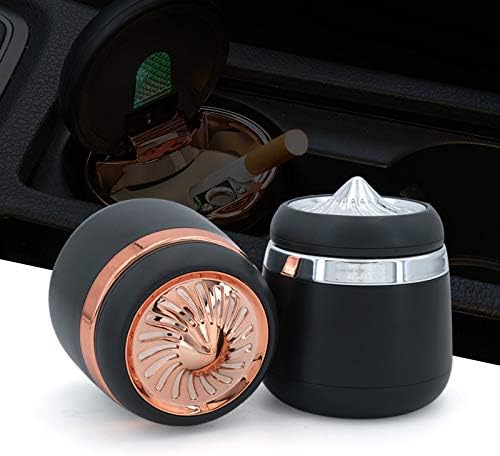 Universal Car Mini Ashtray with Cover Lighting Multi-Functional Led For Office, Home And Car