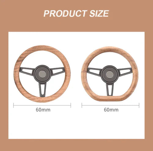 Suzuki Mini Steering Wheel Car perfume Long lasting Fragrance For AC Grill D-Shape Air Conditioner