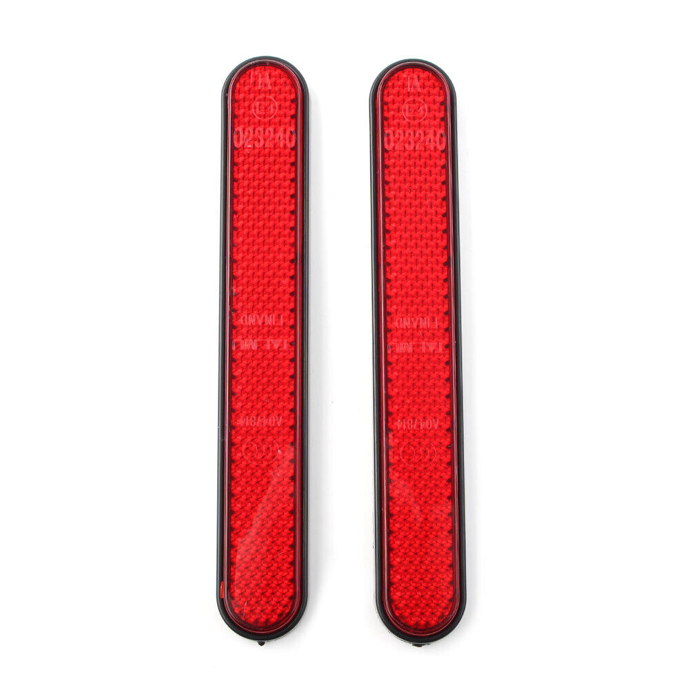 Rear Mudguard Fender Reflector For All Vehicles 2 Pcs Set