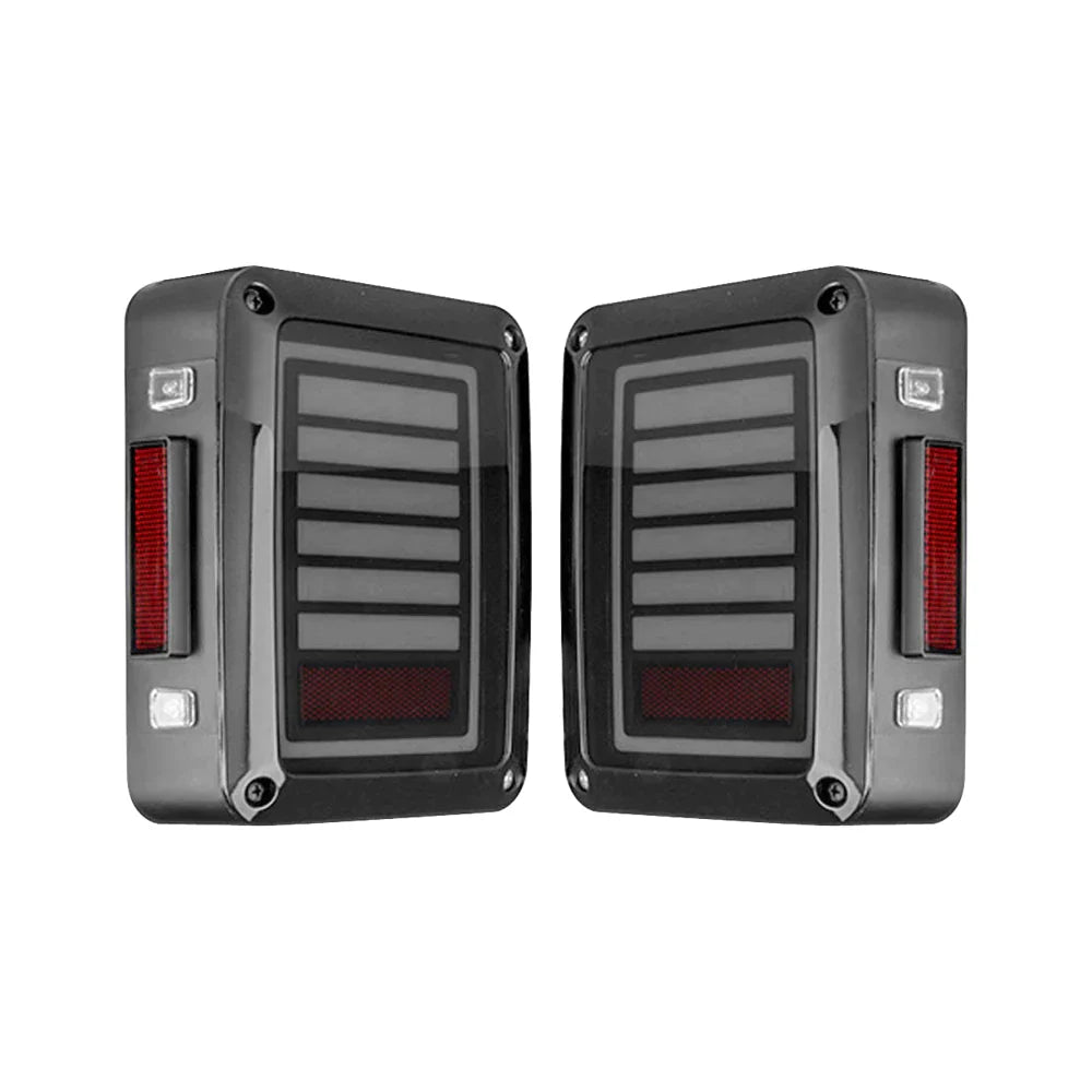 Universal Jeep Back Light Wrangler JK JKU Model Smoked Lens Led Stop Tail Lamp