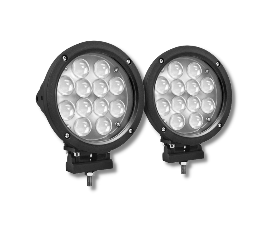 Universal Round Style Spot Light 60W Cree USA Quality 4D Lens Bar Light 2 Pcs Set