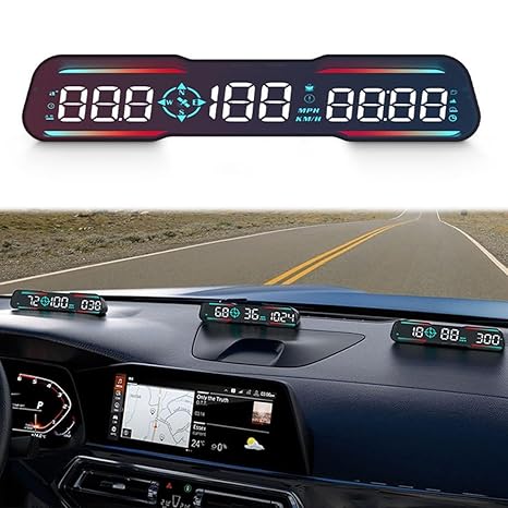 Universal G19 GPS HUD Gauge Car Digital Head Up Display Speedometer 1 Pc