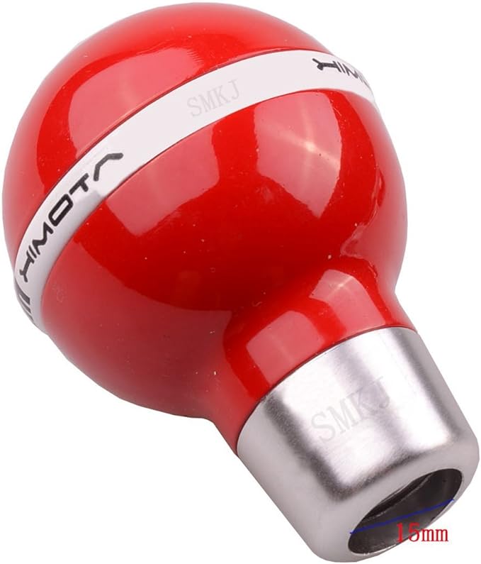 Universal Red 3 Ball Billiard Style Shift Gear Knob Car Shifter Lever Most Manual Automotive Vehicles