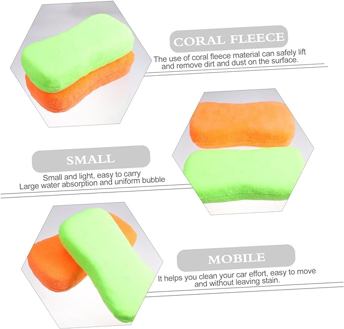 Universal Car Microfiber Cleaning Dusting Water Magnetic sponge With Premium Quality 1 Pc