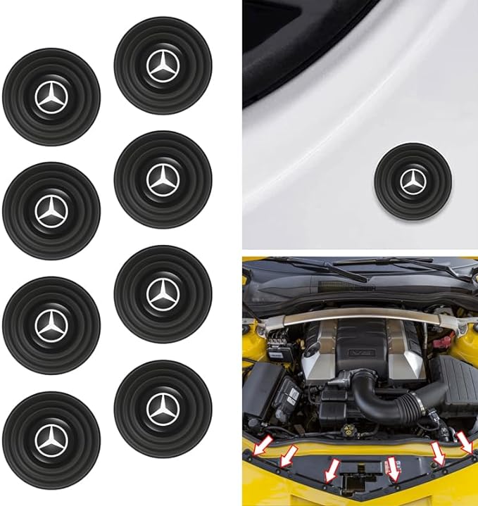 Universal Car Door Shock Absorber Gasket Anti-Collision Buffer Pads 4 Pc