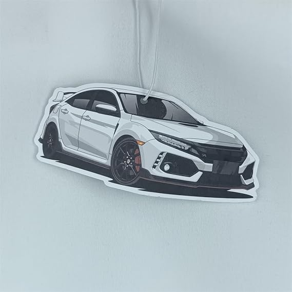 10th Gen Civic Style Car Air Freshener Hanging Perfume Rear View Mirror Decor For Car 1 Pc