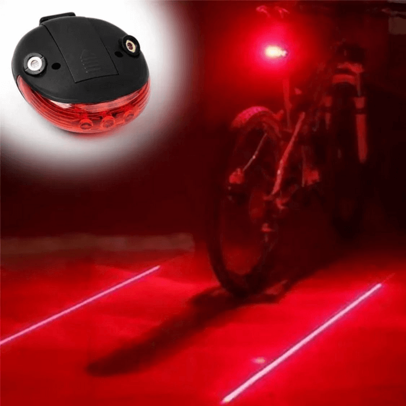 Waterproof Bicycle Cycling Lights Taillights LED Laser Safety Warning Bicycle Lights Bicycle Tail Bicycle Accessories Light