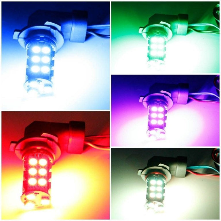 27-SMD Multi-Color RGB H11-H8