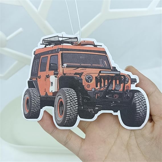 Wrangler JK Style Car Air Freshener Hanging Perfume Rear View Mirror Decor For Car 1 Pc