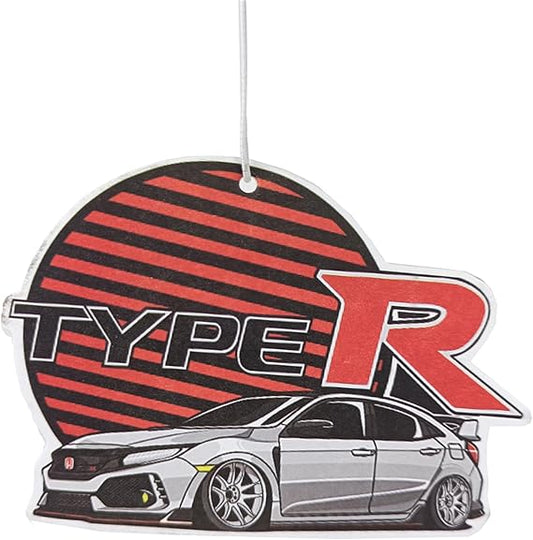 Type R Style Car Air Freshener Hanging Perfume Rear View Mirror Decor For Car 1 Pc