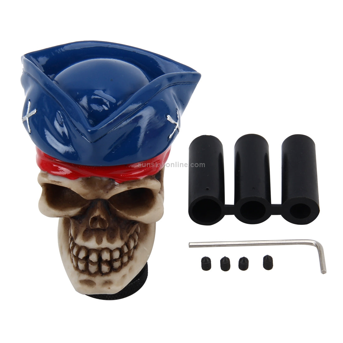 Universal Devil Face Skull Shift Gear Knob Car Shifter Lever Most Manual Automotive Vehicles