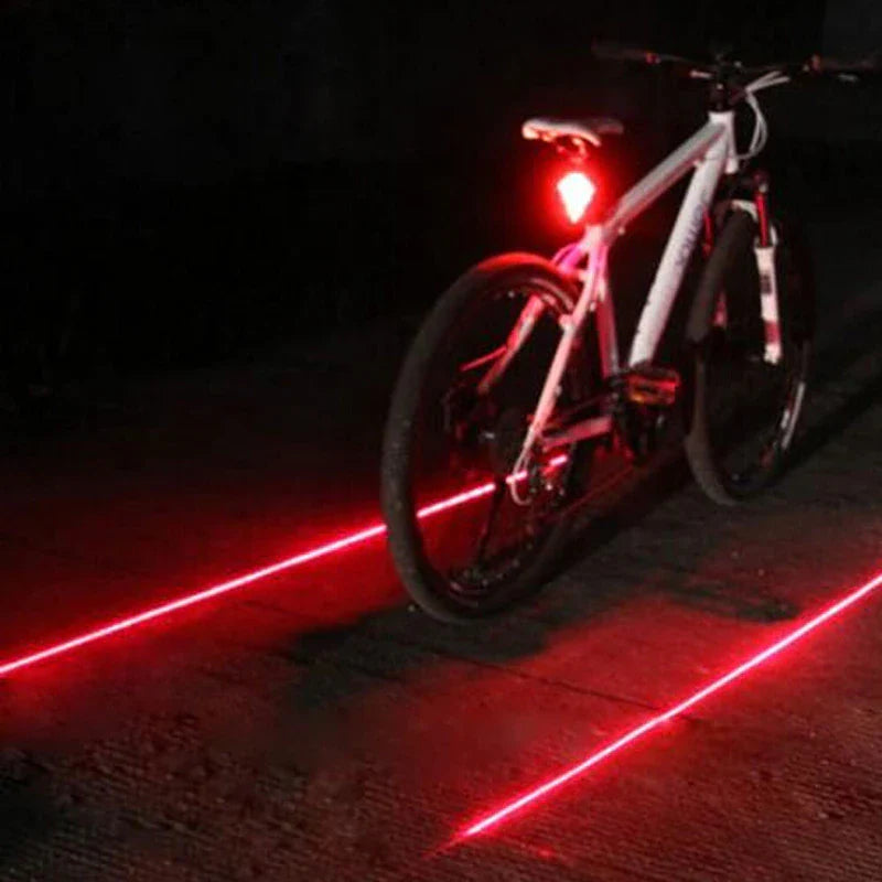 Waterproof Bicycle Cycling Lights Taillights LED Laser Safety Warning Bicycle Lights Bicycle Tail Bicycle Accessories Light