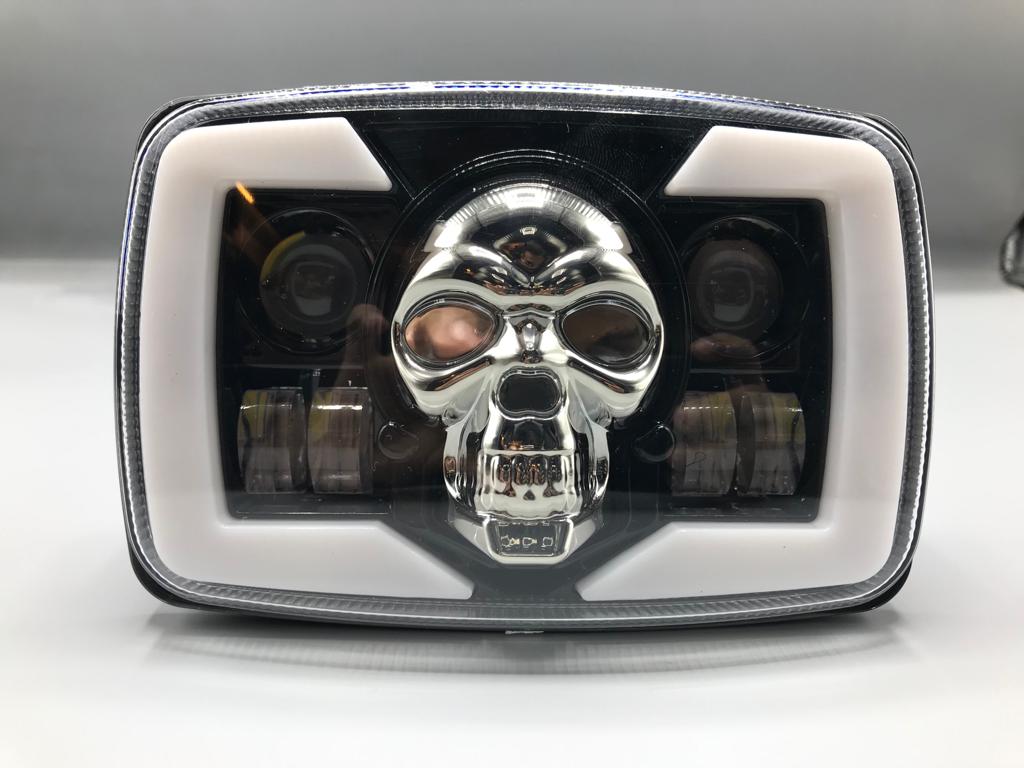 Skull Style Headlight Beam Upgraded Model Original Fitting For Honda CD70 / CG125