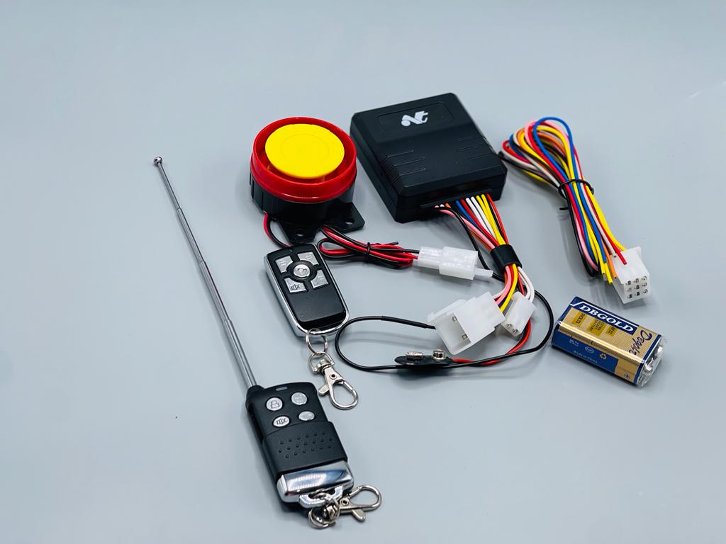 Universal Motorcycle - Bike Security Alarm System With Battery