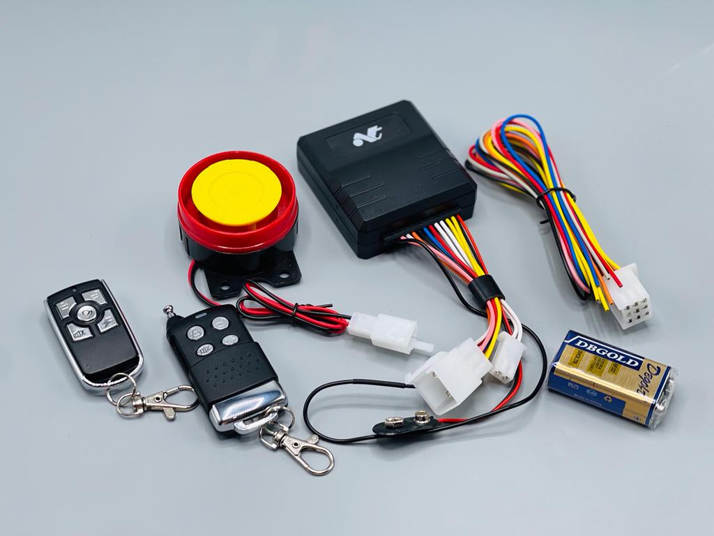 Universal Motorcycle - Bike Security Alarm System With Battery