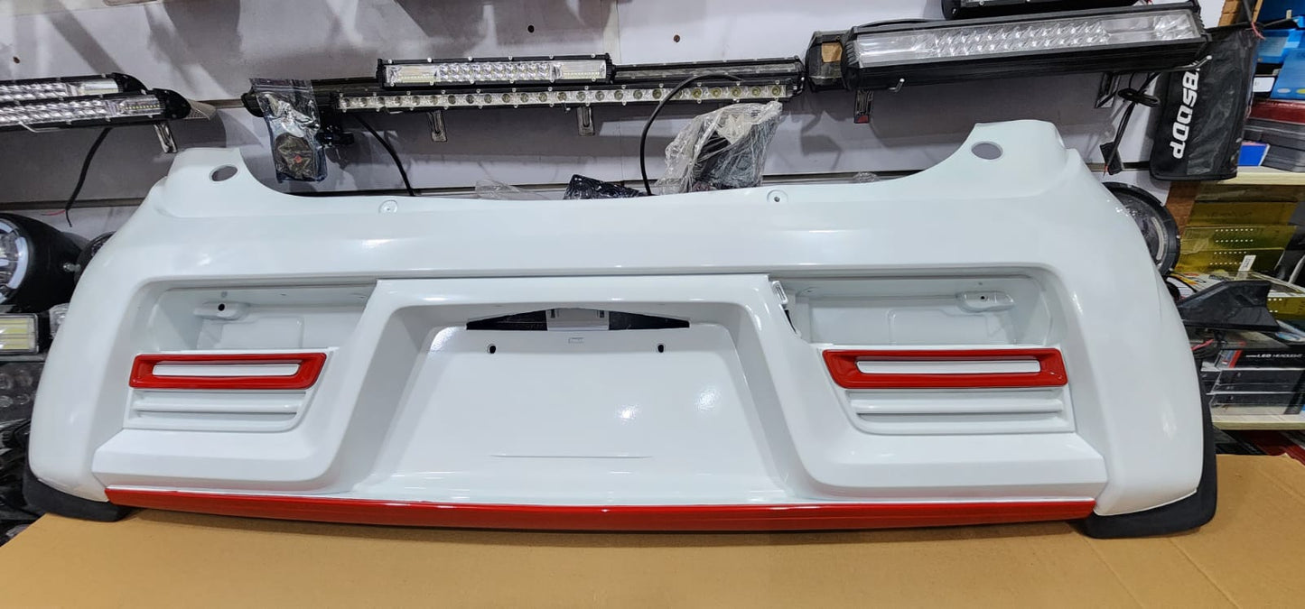 Suzuki Alto VXR 660cc White / Red Turbo RS Style Front Back Bumper