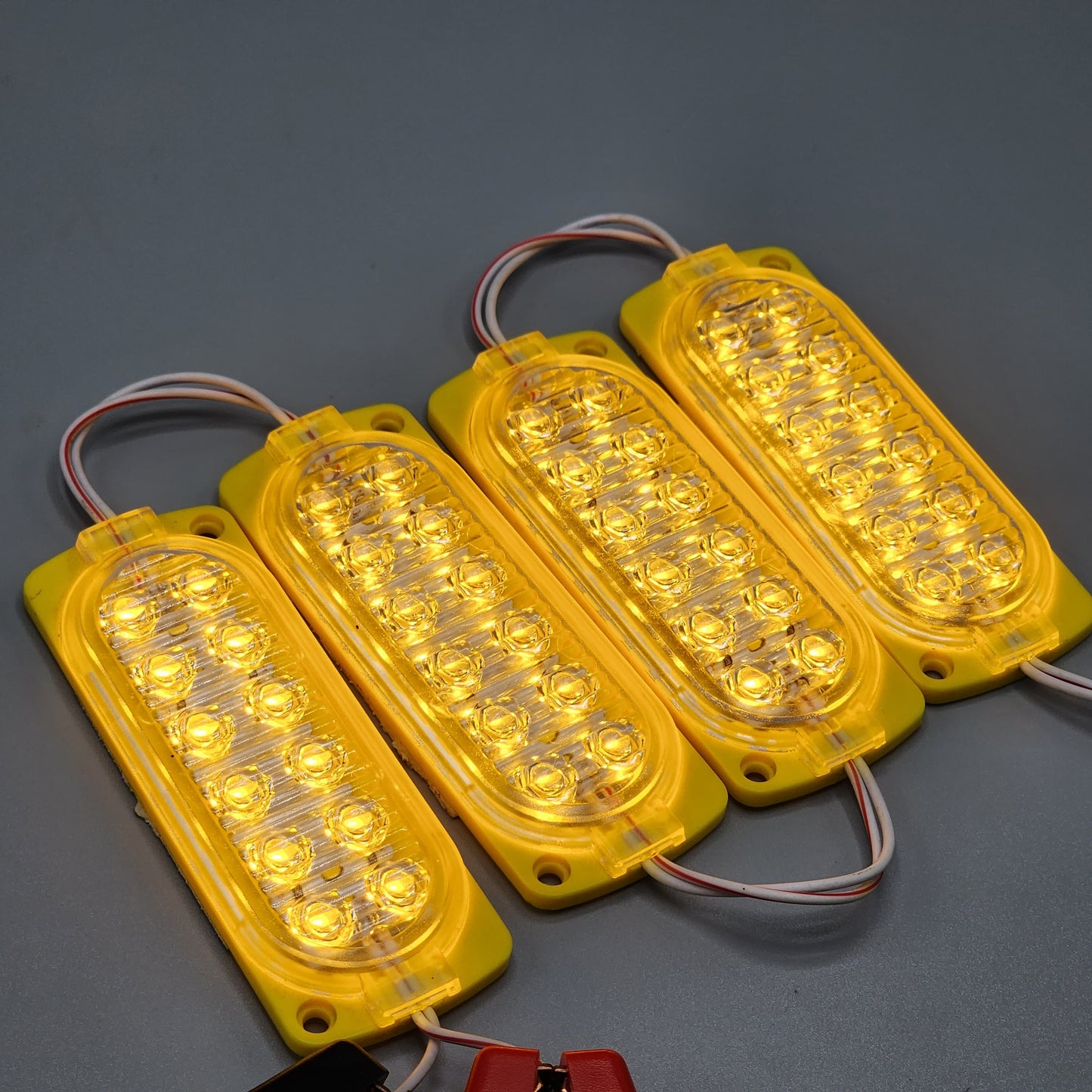 Universal Yellow Fog Light Module For Car, Bike, Jeep And Truck 4 Pcs Set