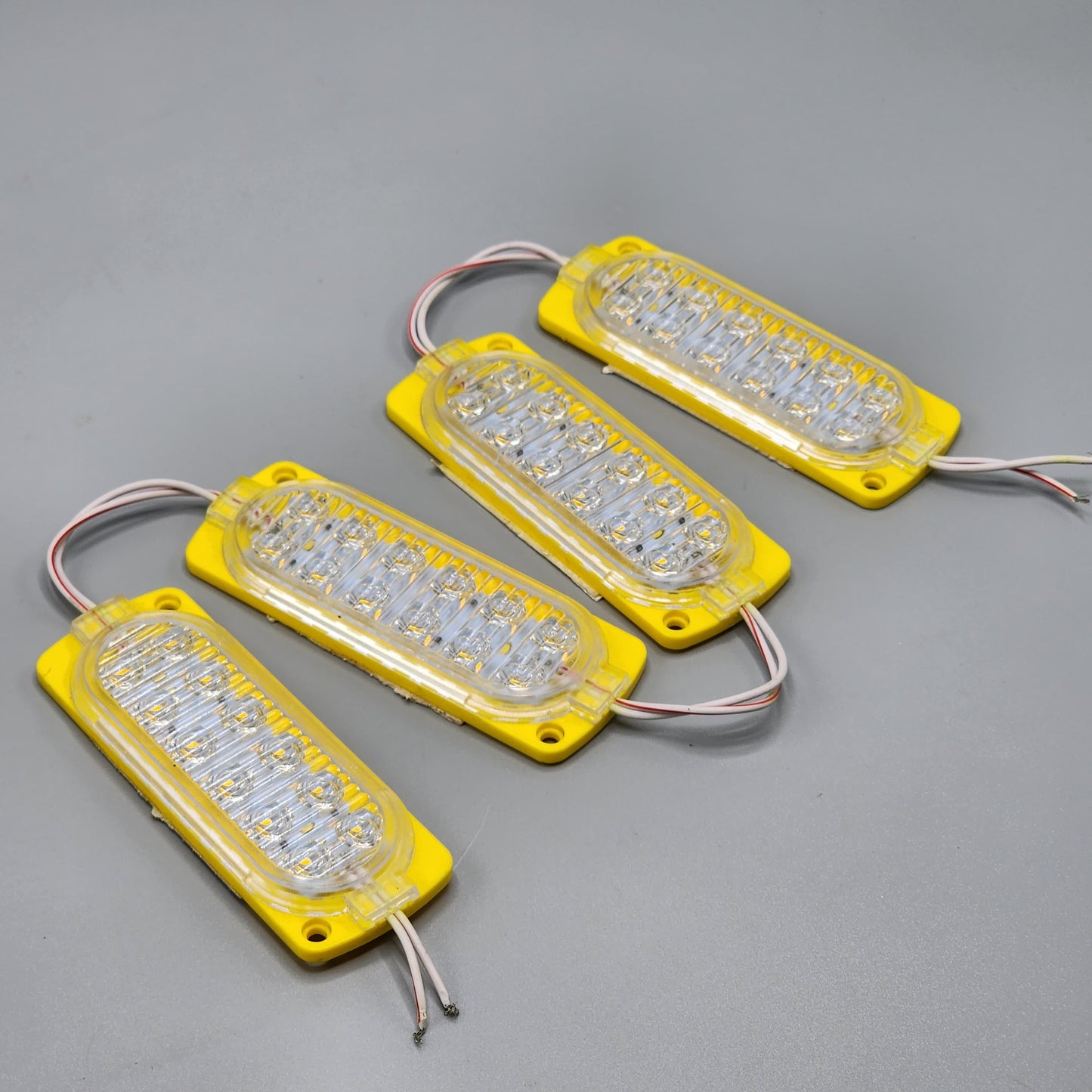 Universal Yellow Fog Light Module For Car, Bike, Jeep And Truck 4 Pcs Set