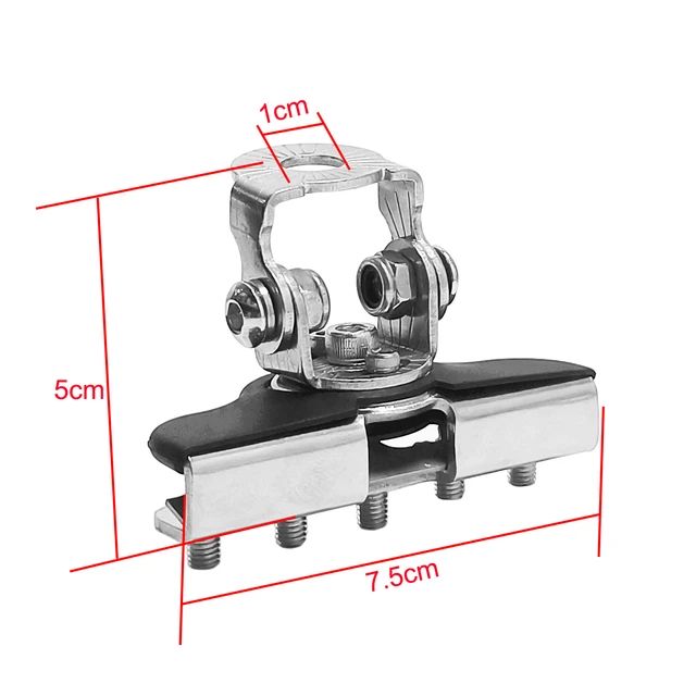 Universal Car Light Bar Bonnet Bracket Stainless Steel Mounting Bracket Holder Stand Adjustable