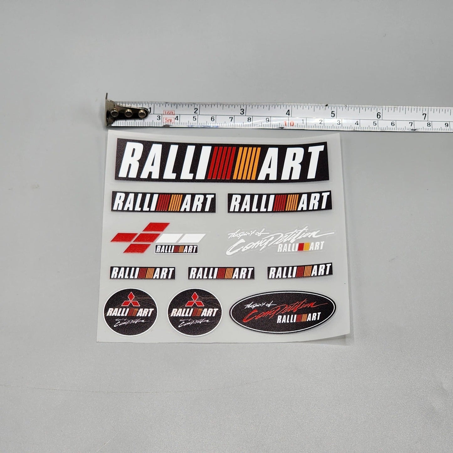 Premium Quality Custom Sticker Sheet For Car & Bike Embossed Style rally art