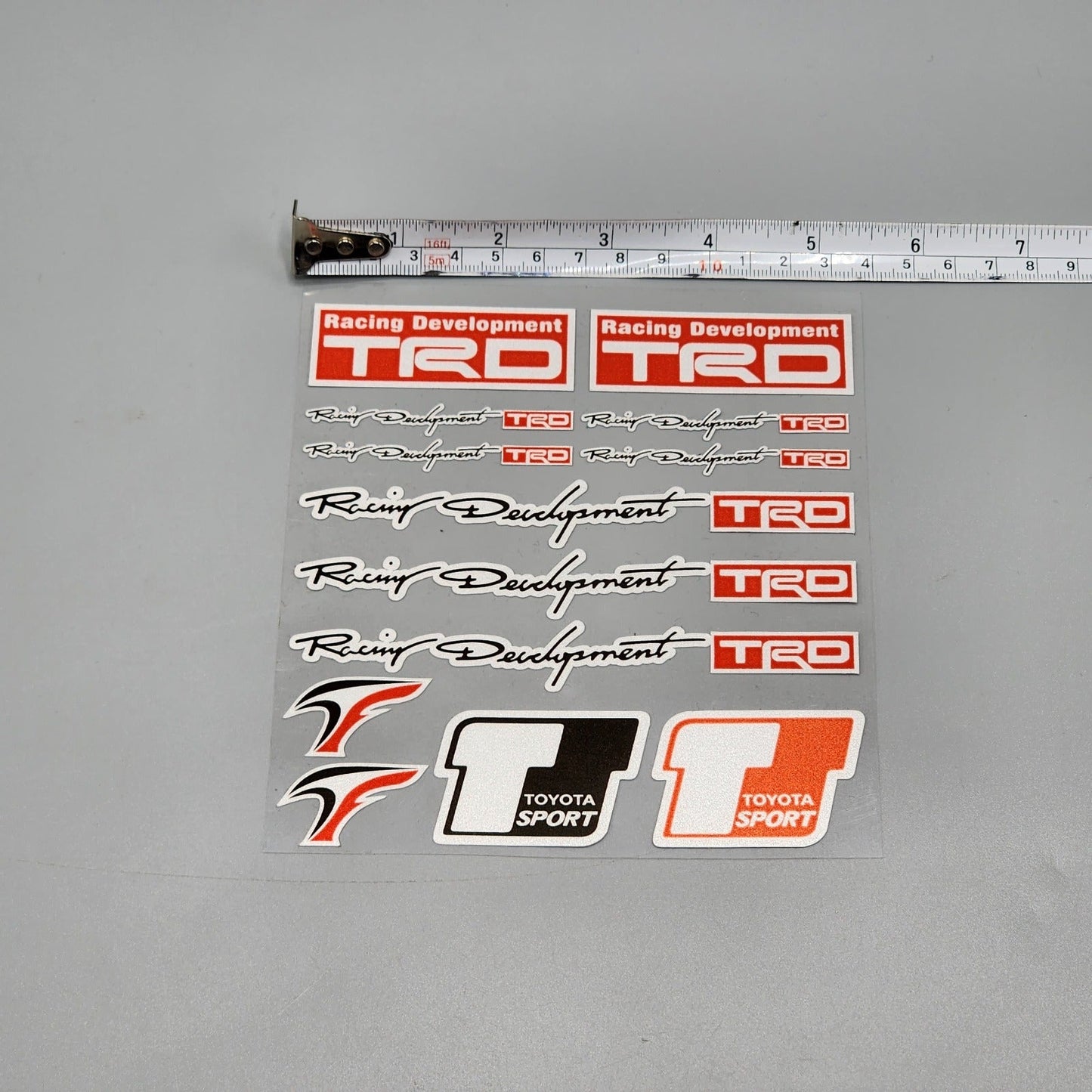 Premium Quality Custom Sticker Sheet For Car & Bike Embossed Style RACING DEVELOPMENT