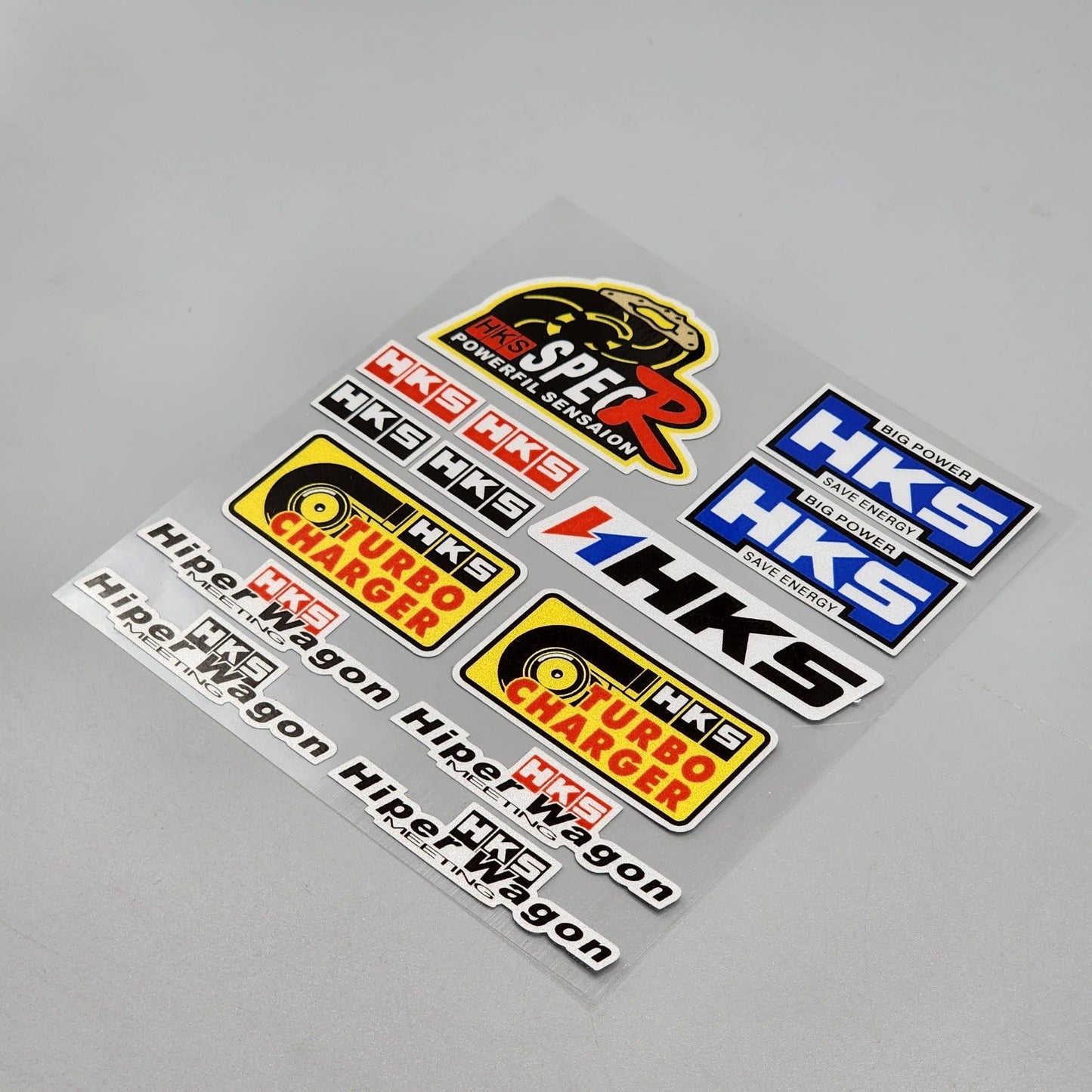 Premium Quality Custom Sticker Sheet For Car & Bike Embossed Style HKS