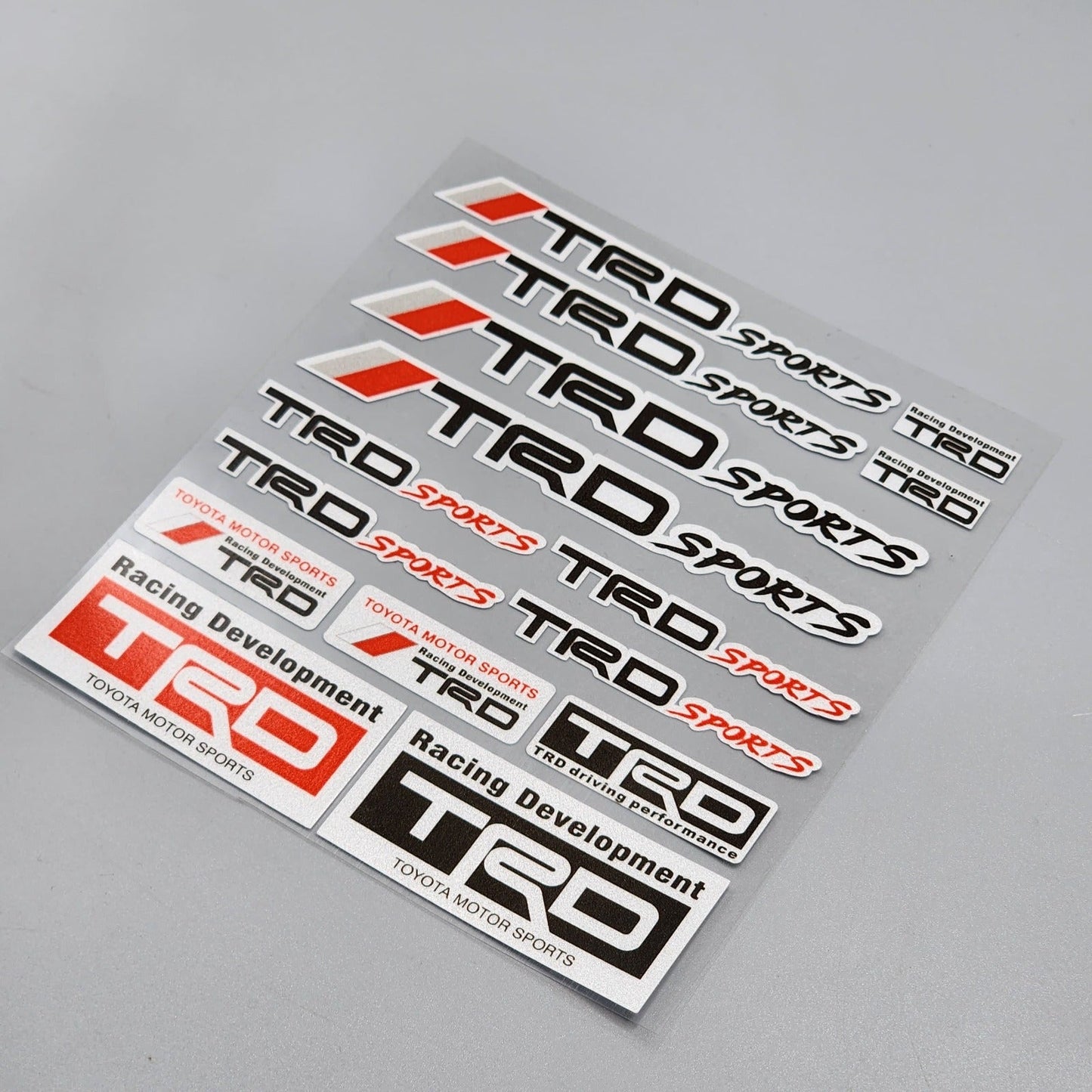 Premium Quality Custom Sticker Sheet For Car & Bike Embossed Style Sports