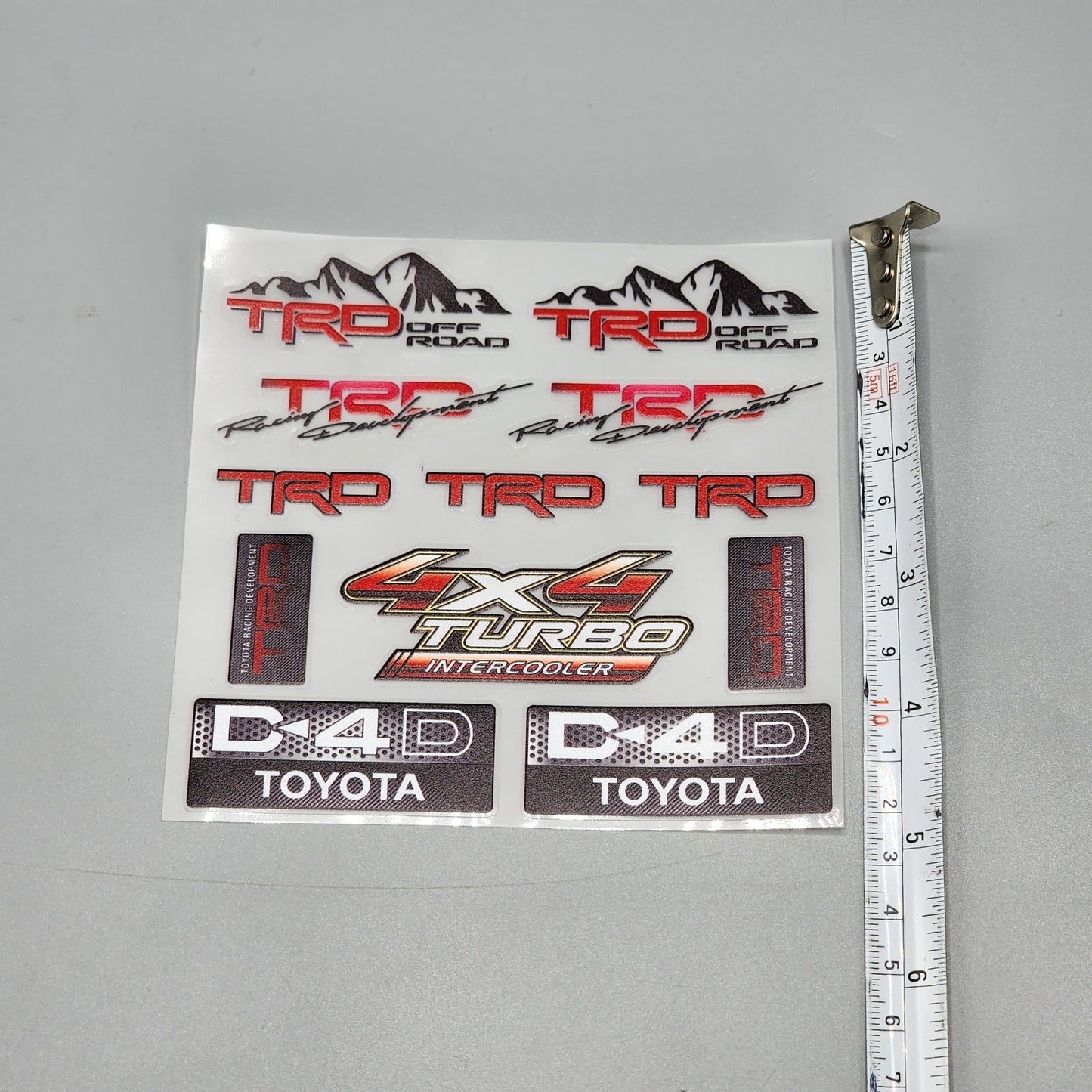 Premium Quality Custom Sticker Sheet For Car & Bike Embossed Style OFF ROAD