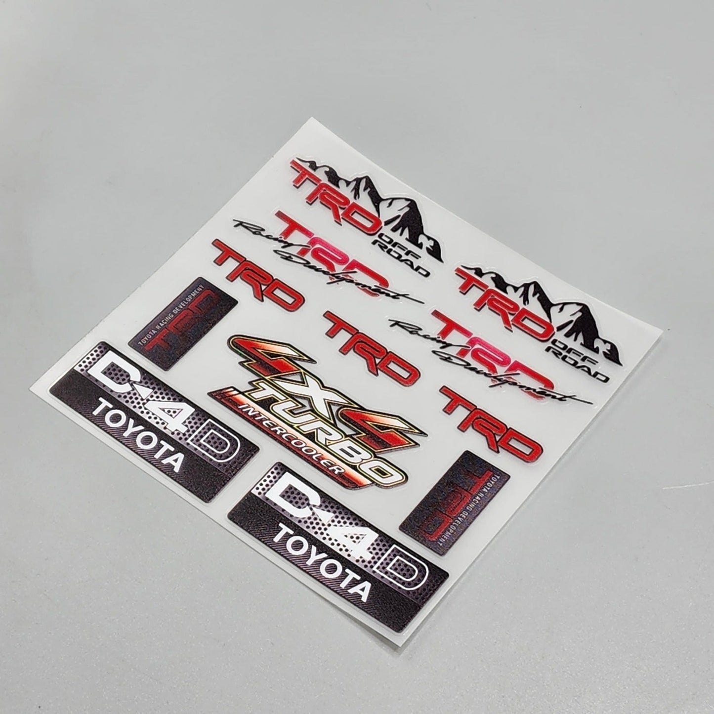 Premium Quality Custom Sticker Sheet For Car & Bike Embossed Style OFF ROAD