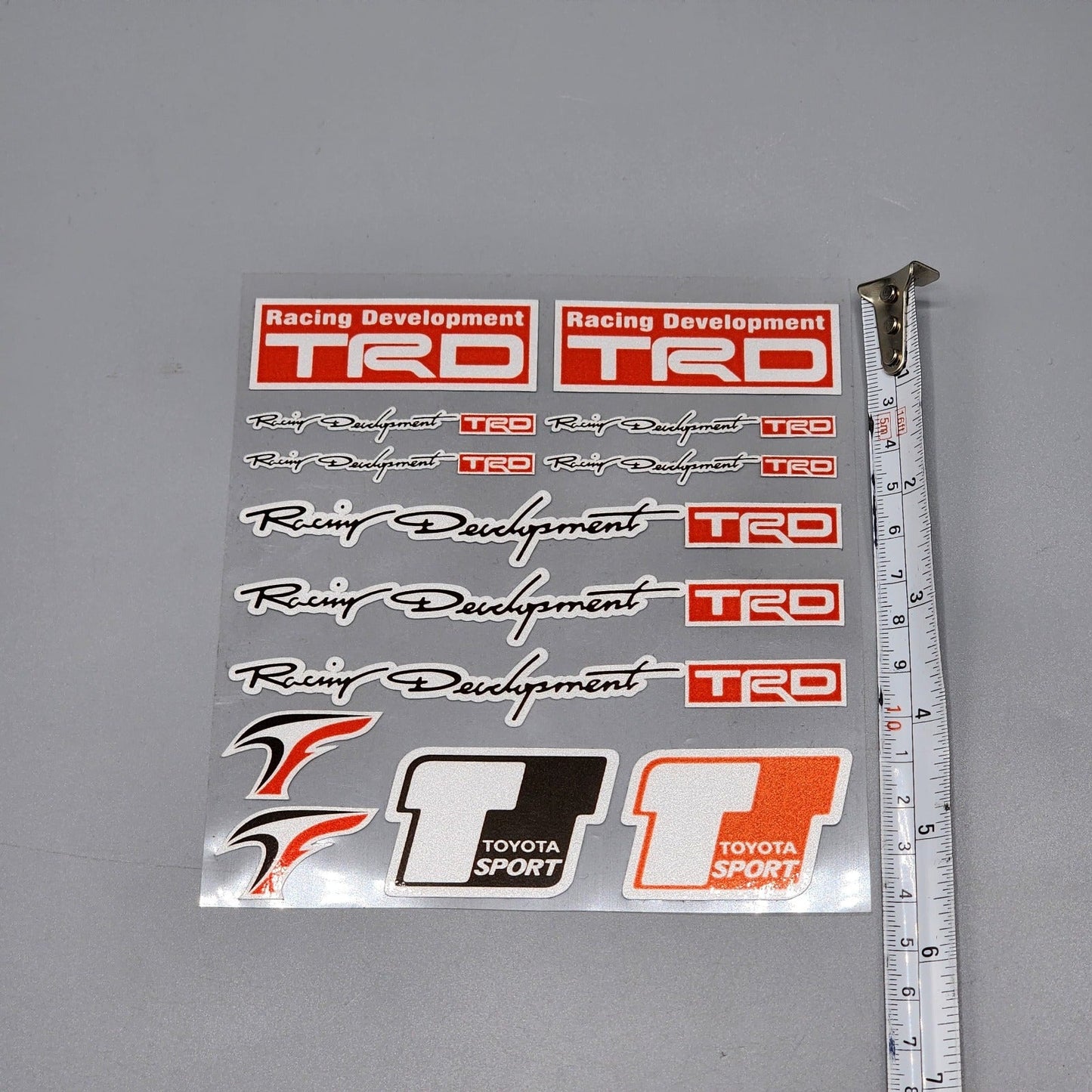 Premium Quality Custom Sticker Sheet For Car & Bike Embossed Style RACING DEVELOPMENT