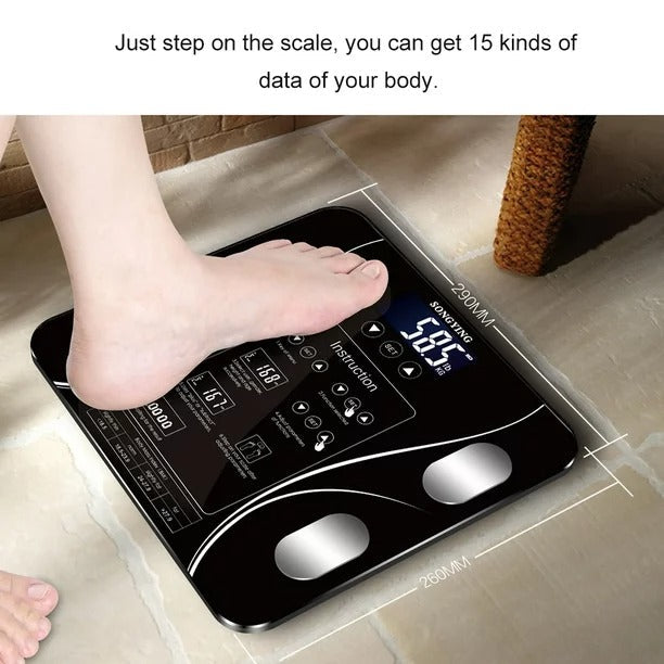 Smart Bluetooth Weight Scale Multi-Function Electronic Scale Household Human Health Professional Fat Measurement Scale