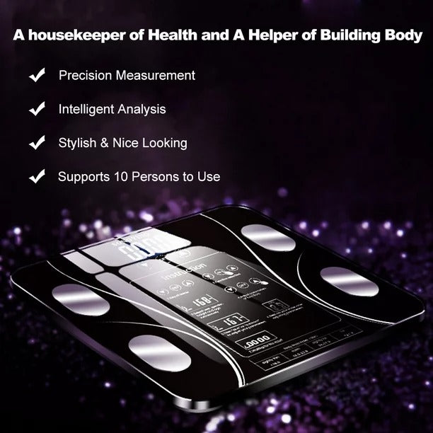 Smart Bluetooth Weight Scale Multi-Function Electronic Scale Household Human Health Professional Fat Measurement Scale