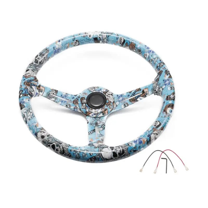 Universal Hydro Fobic Semi Deep Dish Steering Funky Style 1