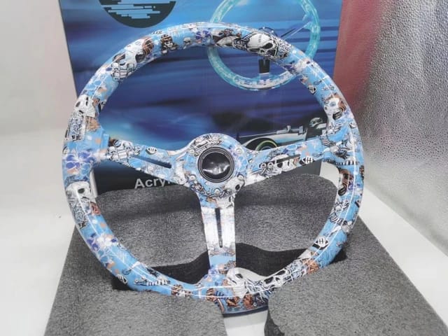 Universal Hydro Fobic Semi Deep Dish Steering Funky Style 1