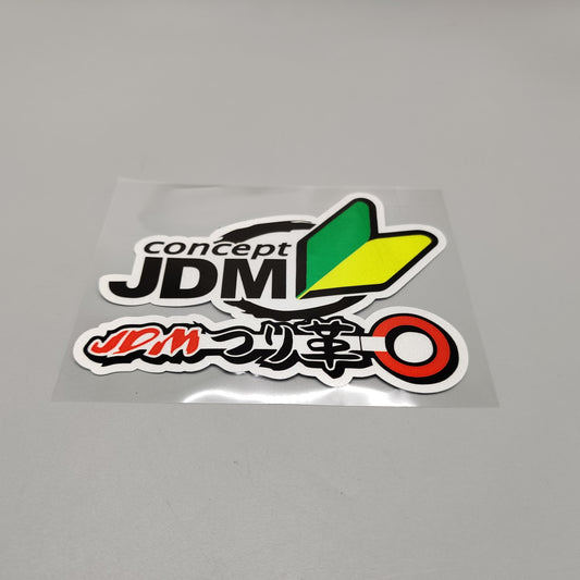 Premium Quality Custom Sticker Sheet For Car & Bike Embossed Style JDM