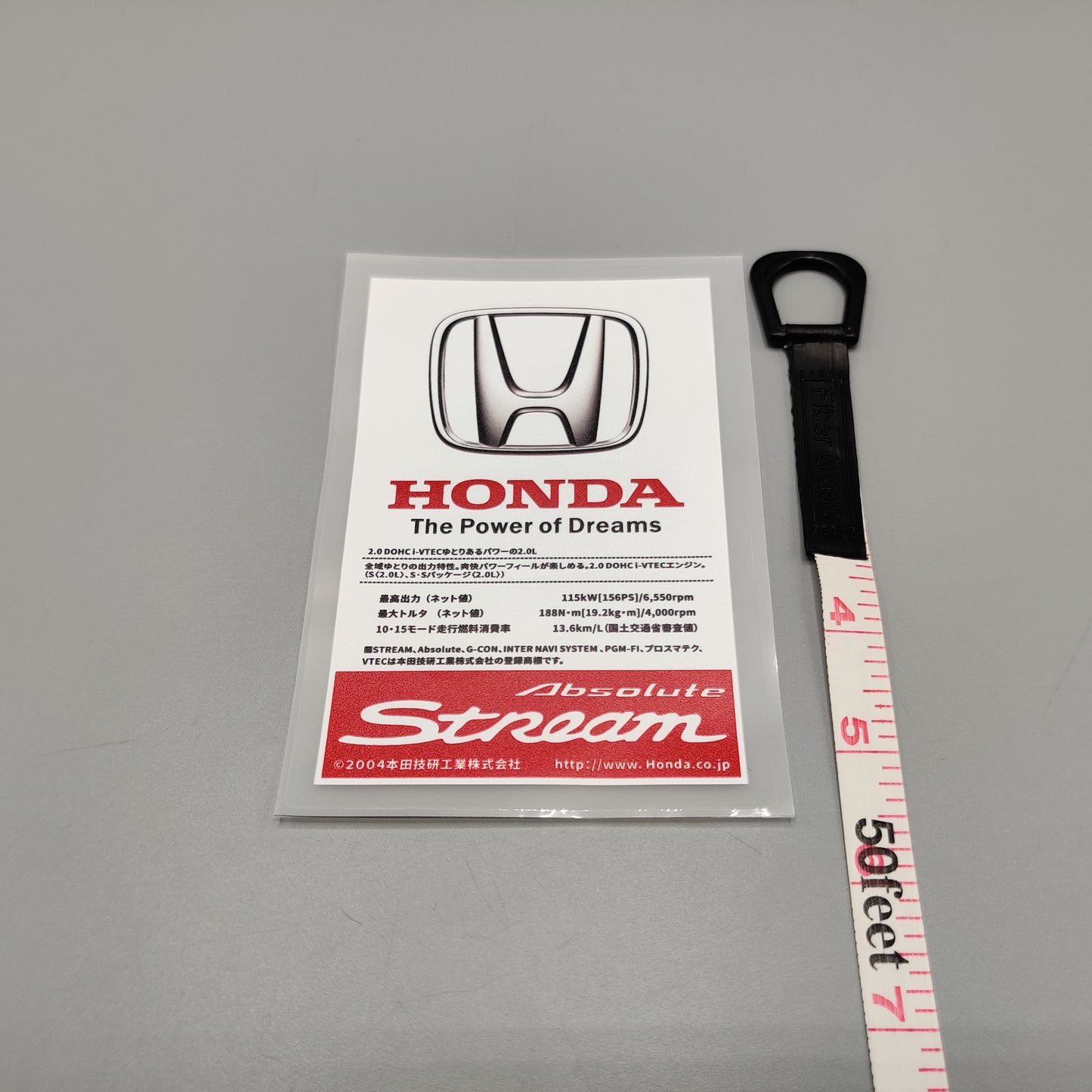 Premium Quality Custom Sticker Sheet For Car & Bike Embossed Style HONDA Silver