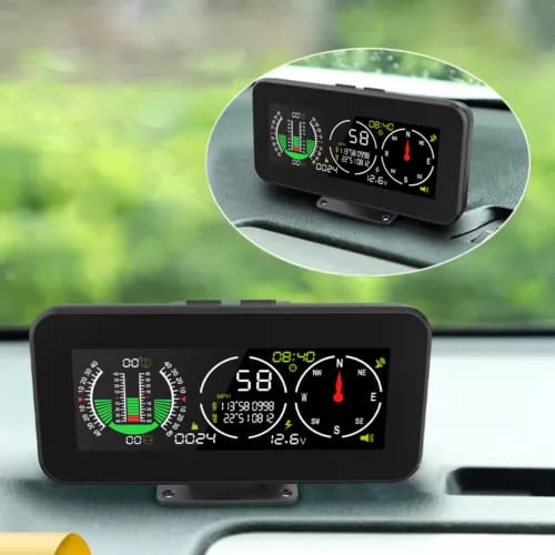 Universal HUD M60 GPS Digital Speedometer with Compass Inclinometer for Off Road Accessories 4x4 On-board Computers 1 Pc