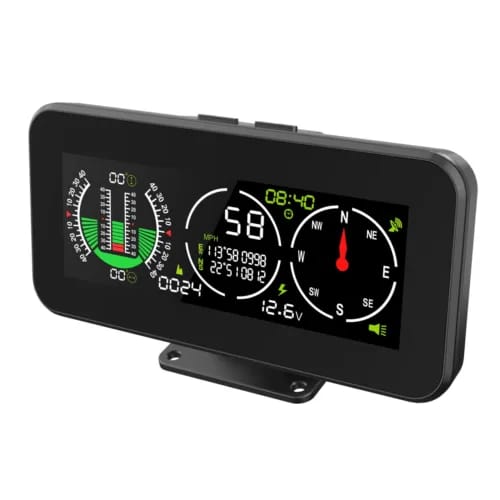 Universal HUD M60 GPS Digital Speedometer with Compass Inclinometer for Off Road Accessories 4x4 On-board Computers 1 Pc