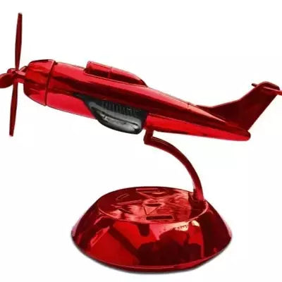 Stylish Solar Aeroplan Model Car Dashboard Air Freshener Perfume Red