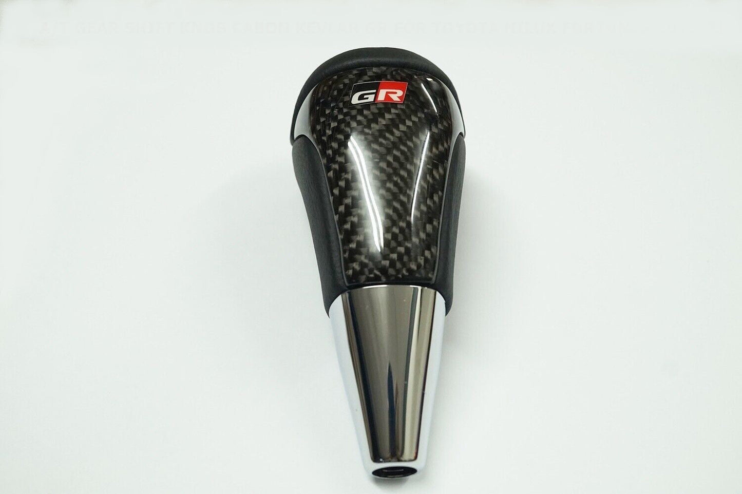 Universal Carbon Fiber Shift Gear Knob Car Shifter Lever Most Manual Automotive Vehicles(Black)