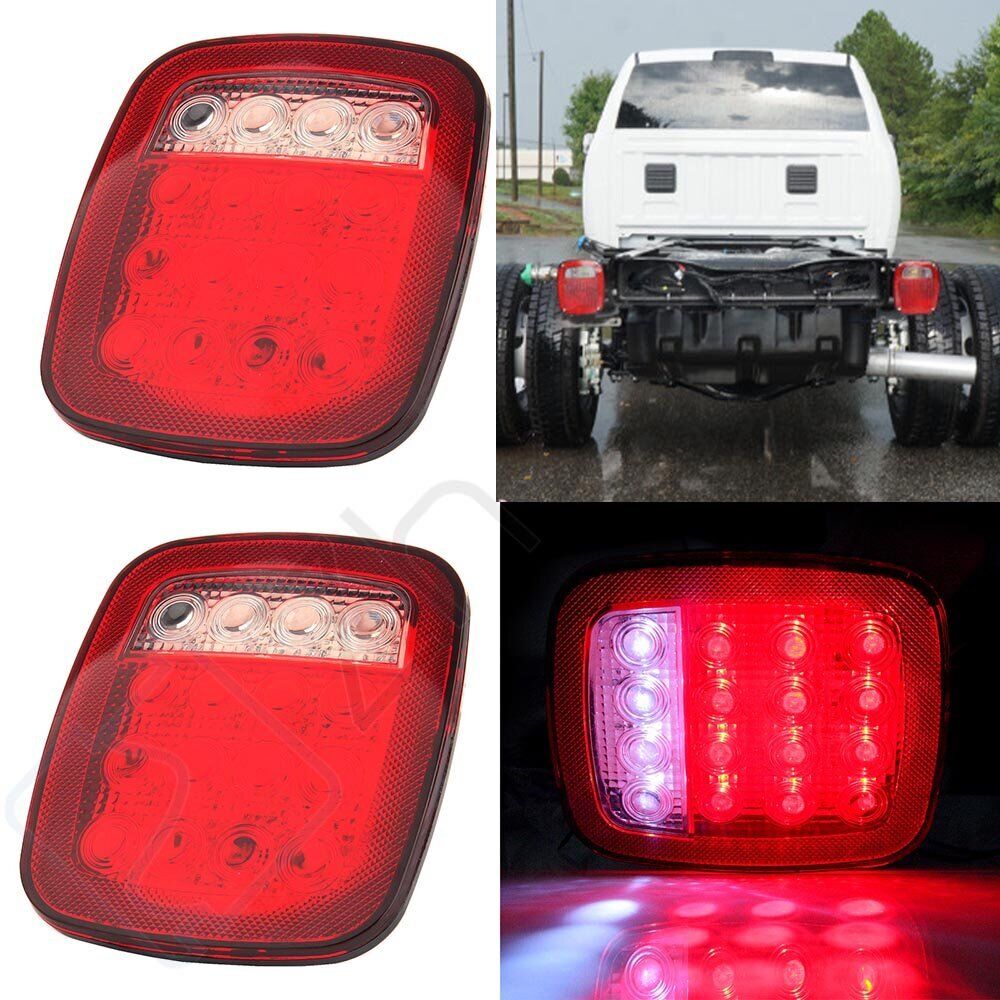 Universal Jeep Back Light 16LED Wrangler JK TJ CJ YJ Model Universal Style 2 Pcs Set