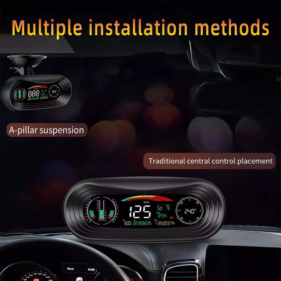 Universal P18 GPS HUD Gauge Car Digital Head Up Display Speedometer Alarm 1 Pc