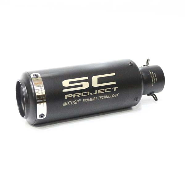 Universal Bike Exhaust SC Project Black Straight