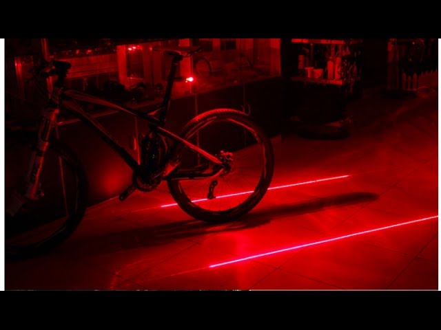 Waterproof Bicycle Cycling Lights Taillights LED Laser Safety Warning Bicycle Lights Bicycle Tail Bicycle Accessories Light